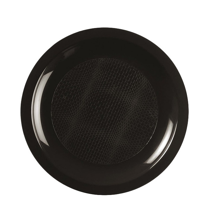 Plastové Talíř Plochá Černá Round PP Ø185mm (600 Ks) Plastové Talíř Plochá Černá Round PP Ø185mm (600 Ks)