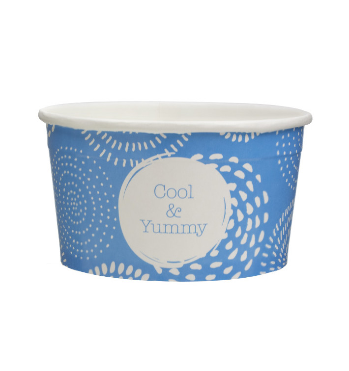 Kartonová Miska na Zmrzlinu 6oz/175ml " Cool&Yummy " (2000 Ks) Kartonová Miska na Zmrzlinu 6oz/175ml " Cool&Yummy " (2000 Ks)