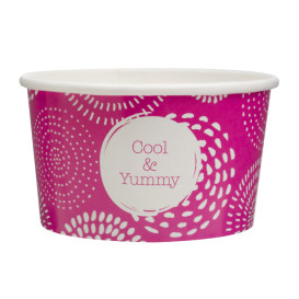 Kartonová Miska na Zmrzlinu 6,5oz/195ml " Cool&Yummy " 12(60 Ks)