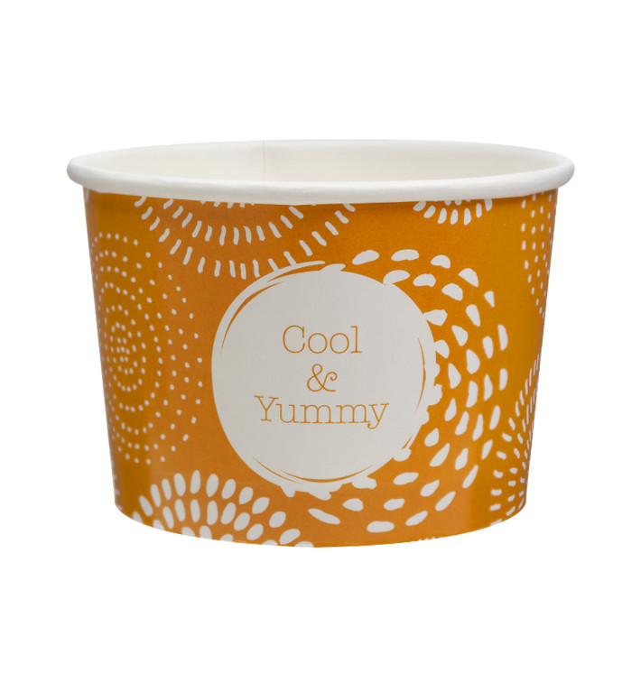 Kartonová Miska na Zmrzlinu 10Oz/310ml Cool&Yummy (50 Ks) Kartonová Miska na Zmrzlinu 10Oz/310ml Cool&Yummy (50 Ks)