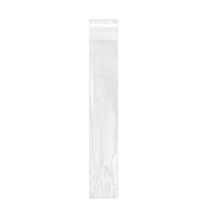 Tašky s Plastové Bio s Oknem Samolepící 7x40 cm G-160 (100 Ks) Tašky s Plastové Bio s Oknem Samolepící 7x40 cm G-160 (100 Ks)