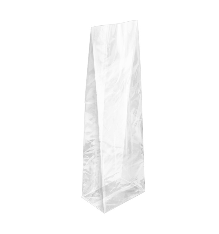 Tašky s Polypropylen Čtvercový Pozadí 8x24+5cm G160 (100 Ks) Tašky s Polypropylen Čtvercový Pozadí 8x24+5cm G160 (100 Ks)