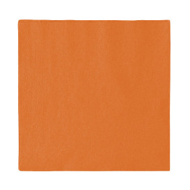 Papírové Ubrousky 2 Vrstvé Oranžový 33x33cm (50 Ks)
