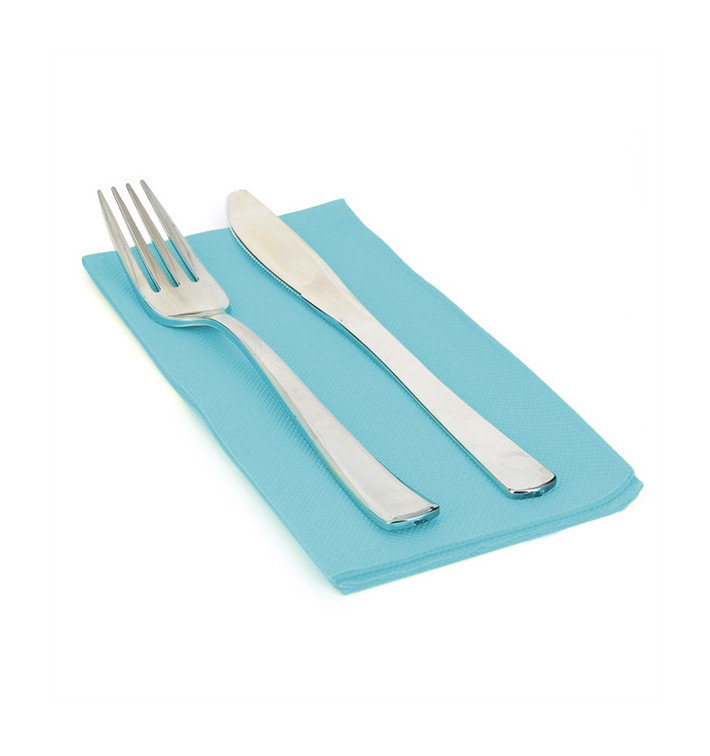 Papírové Ubrousky 1/8 40x40cm Světle Modrá 2 Vrstvé (50 Ks) Papírové Ubrousky 1/8 40x40cm Světle Modrá 2 Vrstvé (50 Ks)