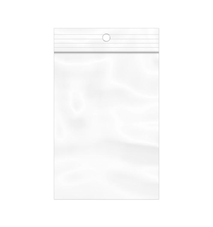 Tašky ZIP s Automatické Zavírání a Eurovýsekem 7x10 cm G200 (100 Ks) Tašky ZIP s Automatické Zavírání a Eurovýsekem 7x10 cm G200 (100 Ks)