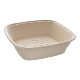 Misky z Cukrové Třtiny Přírodní Čtvercový 7000ml 36cm (25 Ks)