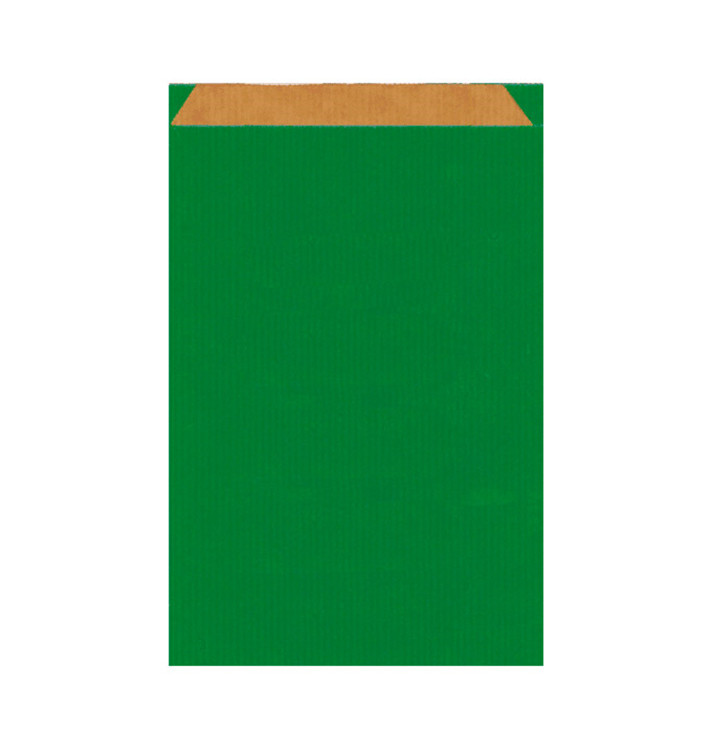 Papírová Kraft Obálka Zelený 26+9x38cm Papírová Kraft Obálka Zelený 26+9x38cm