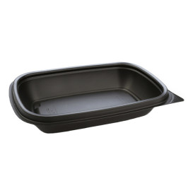 Plastové Obaly PP Černá 375ml 20x13x4cm (50 Ks)