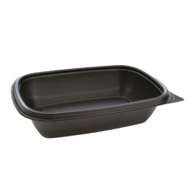 Plastové Obaly PP Černá 500ml 20x13x5cm (50 Ks)
