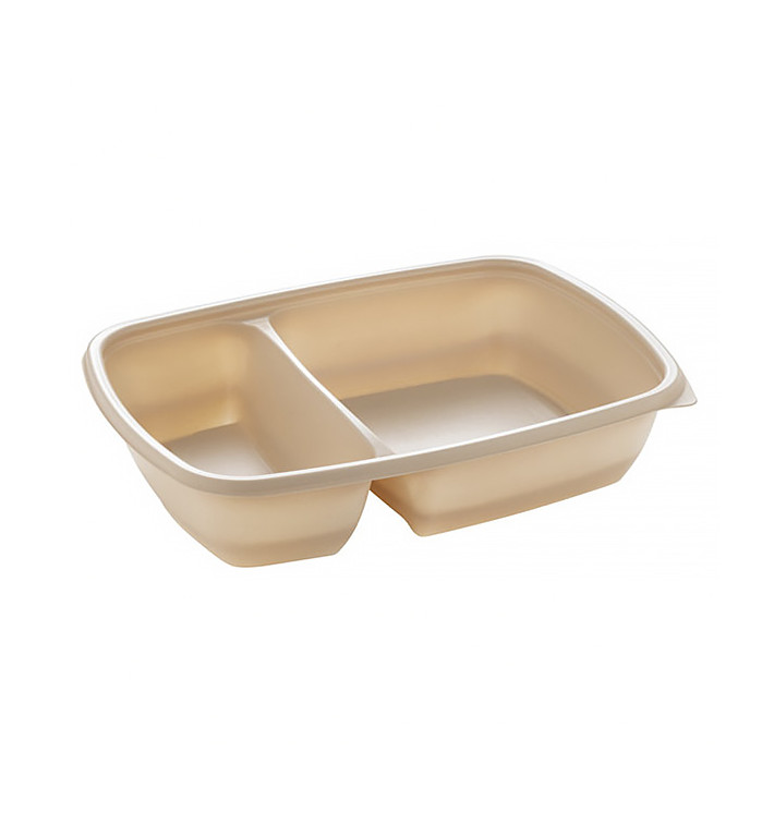 Plastové Obaly PP 2 Vrstvy Krémový 900ml 23x16,5x5cm (75 Ks)