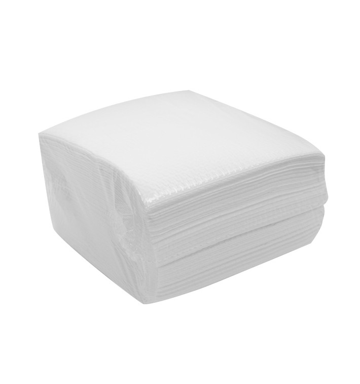 Ruční k pro Kadeřnictví Air Laid Bílá 40x80cm 50g/m² (500 Ks) Ruční k pro Kadeřnictví Air Laid Bílá 40x80cm 50g/m² (500 Ks)