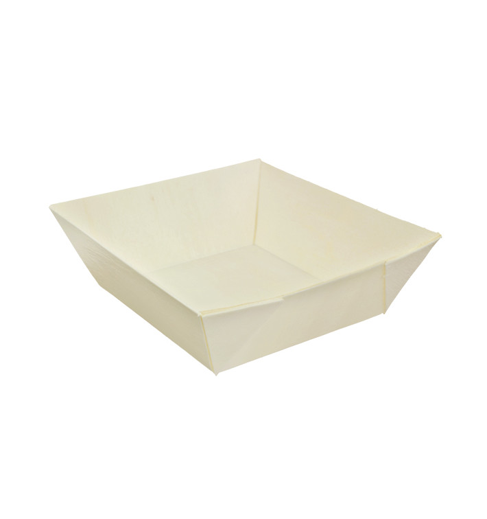 Dřevěné Lodičky Fingerfood 480ml 14,5x12x5cm (12 Ks) Dřevěné Lodičky Fingerfood 480ml 14,5x12x5cm (12 Ks)