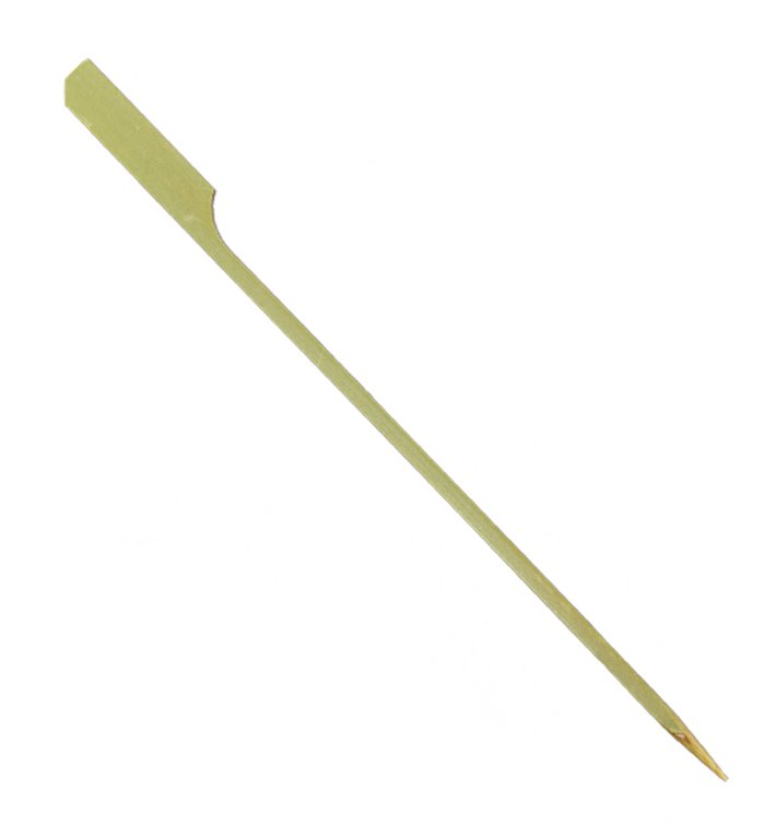 Přírodní Zelený Napichovátko bambusové “Golf” 18cm (100 Ks) Přírodní Zelený Napichovátko bambusové “Golf” 18cm (100 Ks)