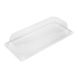 Plastový Víčko PET pro Misky 410ml 19,6x8,6x3,2cm (144 Ks)