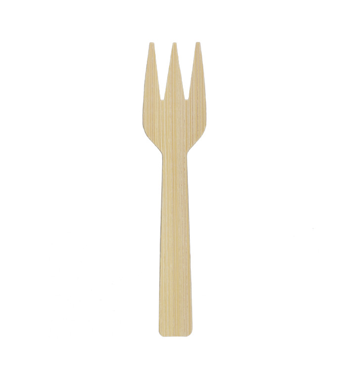 Bambusová vidlička 9cm (50 Ks) Bambusová vidlička 9cm (50 Ks)