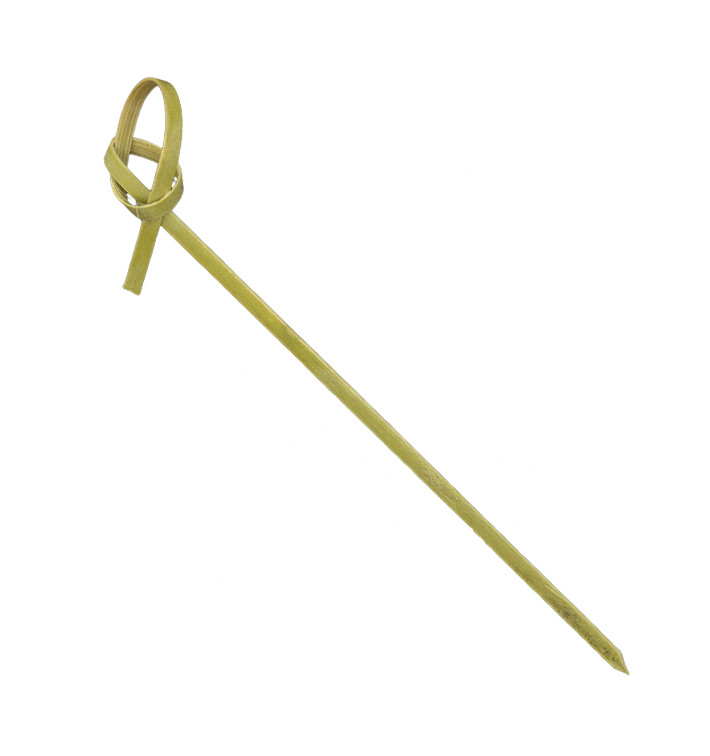 Přírodní Zelený Bambusové Bodce Uzlík 10cm (250 Ks) Přírodní Zelený Bambusové Bodce Uzlík 10cm (250 Ks)