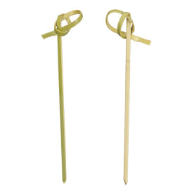 Přírodní Zelený Bambusové Bodce Uzlík 10cm (250 Ks)