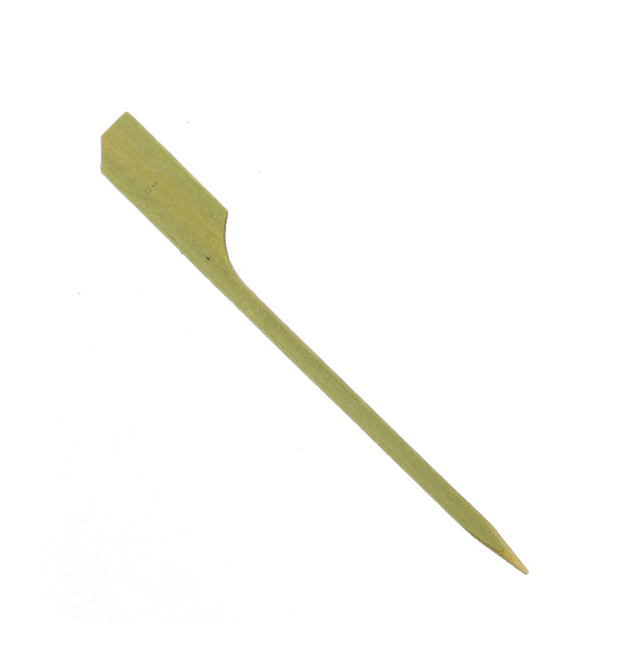 Bambusové Špejle " Golf " Zelený Přírodní 9cm (250 Ks) Bambusové Špejle " Golf " Zelený Přírodní 9cm (250 Ks)
