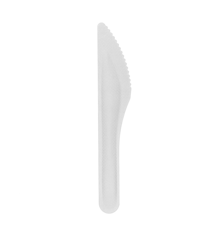 Bílá Cukrové z Třtiny Nůž 16cm (1.000 ks.) Bílá Cukrové z Třtiny Nůž 16cm (1.000 ks.)