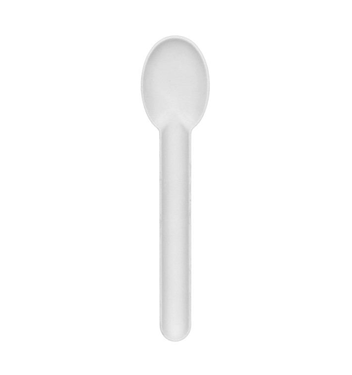 Bílá Cukrové z Třtiny lžíce 16cm (50 ks.) Bílá Cukrové z Třtiny lžíce 16cm (50 ks.)