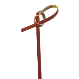 Bambusové Špejle "Mašlí" Červené 10cm (2.500 Ks)