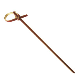 Bambusové Špejle "Mašlí" Červené 10cm (250 Ks)