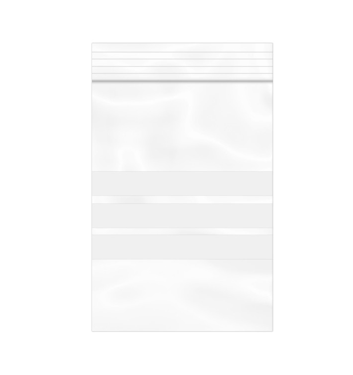 Popisovatelné Rychlozavírací Tašky se Zipem 7x10cm G200 (1000 Ks) Popisovatelné Rychlozavírací Tašky se Zipem 7x10cm G200 (1000 Ks)