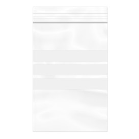 Popisovatelné Rychlozavírací Tašky se Zipem 10x15cm G200 (100 Ks)