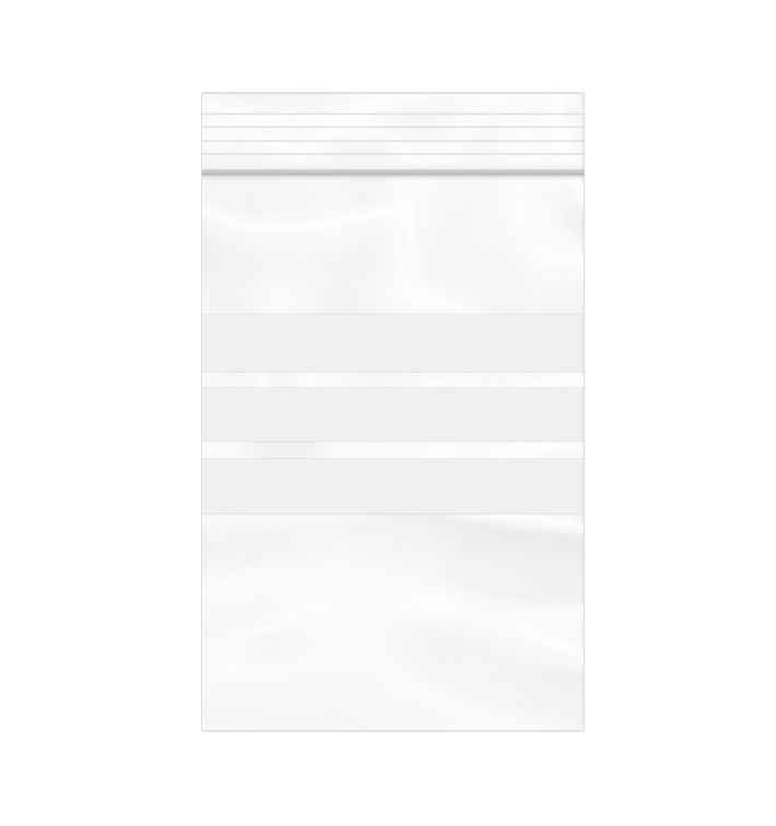 Popisovatelné Rychlozavírací Tašky se Zipem 10x15cm G200 (100 Ks) Popisovatelné Rychlozavírací Tašky se Zipem 10x15cm G200 (100 Ks)