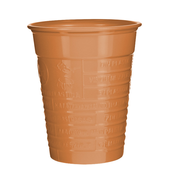 Plastové Kelímek PS Oranžový 200ml Ø7cm (50 Ks) Plastové Kelímek PS Oranžový 200ml Ø7cm (50 Ks)