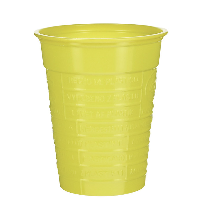 Plastové Kelímek PS Žlutá 200ml Ø7cm (50 Ks) Plastové Kelímek PS Žlutá 200ml Ø7cm (50 Ks)