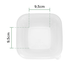 Plastové Misky PET 1000ml 175x175x60mm (50 Ks)