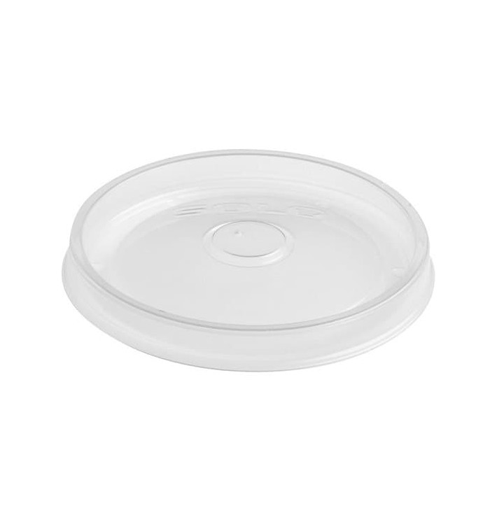 Ploché Víčko Plastové PP Průsvitný Ø11,7cm Ploché Víčko Plastové PP Průsvitný Ø11,7cm