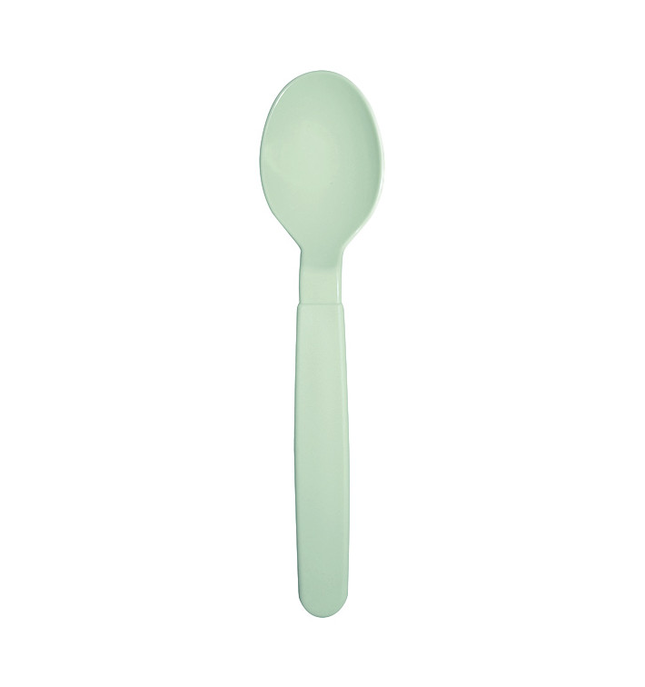 Lžíce Opakovaně použitelné Odolné PP Zelený 18,5cm (180 Ks) Lžíce Opakovaně použitelné Odolné PP Zelený 18,5cm (180 Ks)