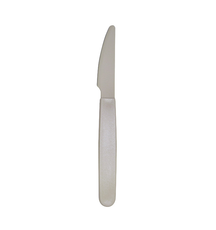 Nůž Opakovaně použitelné Odolné PP Šedé 18,5cm (180 Ks) Nůž Opakovaně použitelné Odolné PP Šedé 18,5cm (180 Ks)