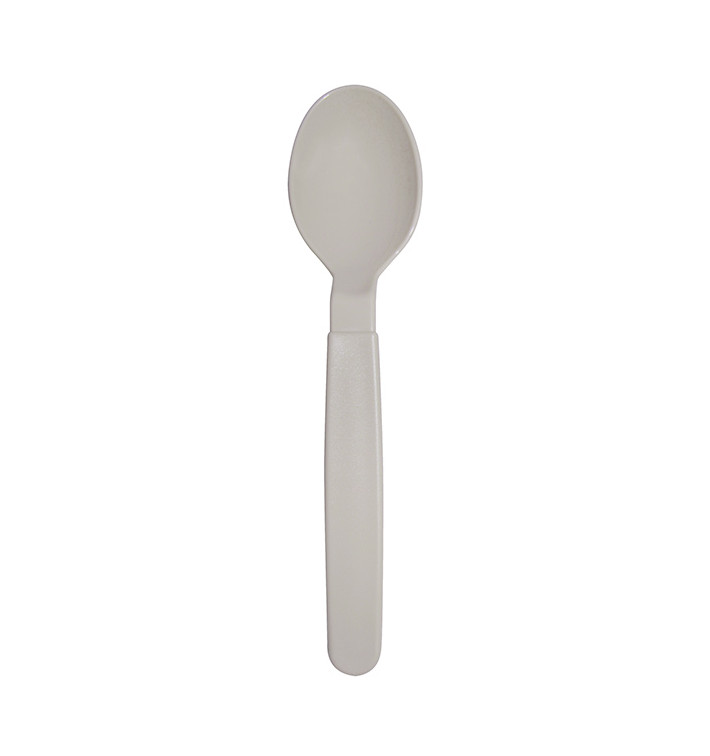 Lžíce Opakovaně použitelné Odolné PP Šedé 18,5cm (6 Ks) Lžíce Opakovaně použitelné Odolné PP Šedé 18,5cm (6 Ks)