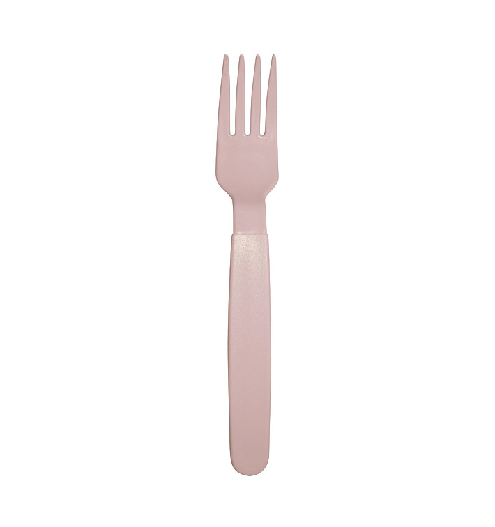Vidlička Opakovaně použitelné Odolné PP Růžová 18,5cm (180 Ks) Vidlička Opakovaně použitelné Odolné PP Růžová 18,5cm (180 Ks)