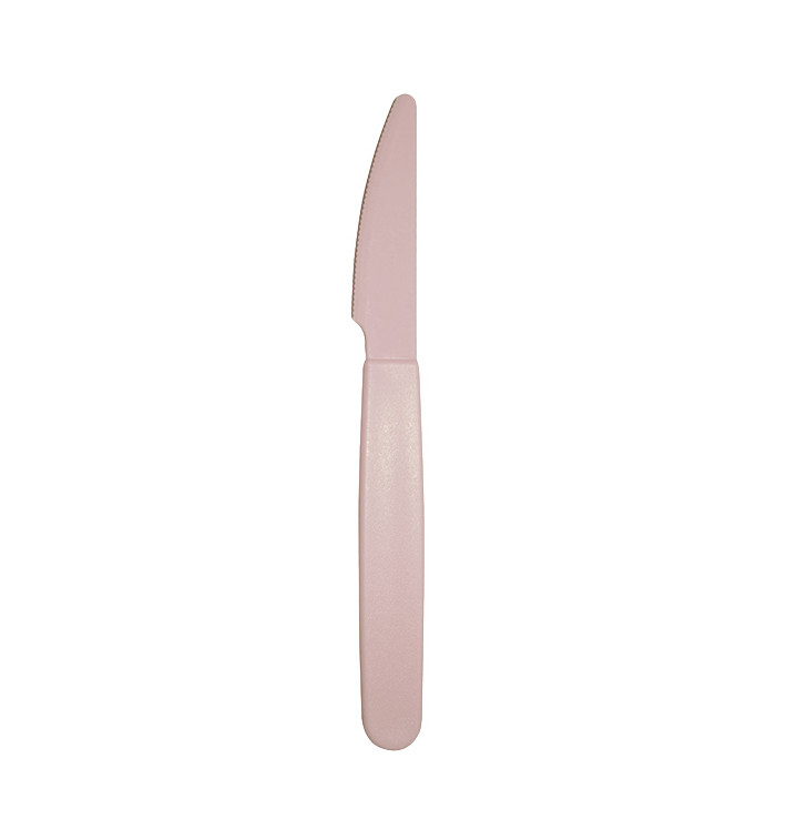 Nůž Opakovaně použitelné Odolné PP Růžová 18,5cm (6 Ks) Nůž Opakovaně použitelné Odolné PP Růžová 18,5cm (6 Ks)