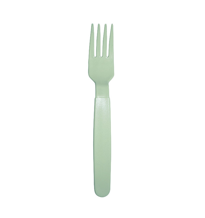 Vidlička Opakovaně použitelné Odolné PP Zelený 18,5cm (6 Ks) Vidlička Opakovaně použitelné Odolné PP Zelený 18,5cm (6 Ks)