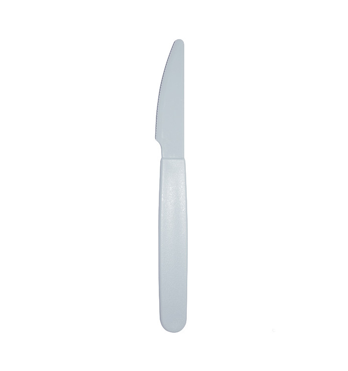 Nůž Opakovaně použitelné Odolné PP Modrá 18,5cm (180 Ks) Nůž Opakovaně použitelné Odolné PP Modrá 18,5cm (180 Ks)
