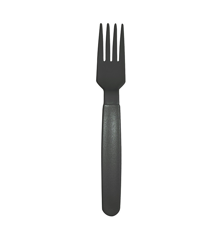 Vidlička Opakovaně použitelné Odolné PP Antracit 18,5cm (180 Ks) Vidlička Opakovaně použitelné Odolné PP Antracit 18,5cm (180 Ks)