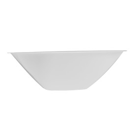 Plastové Misky PP "Square" Bílý 1250ml Ø21cm (3 Ks)