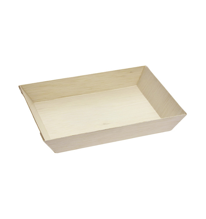 Podnos Dřevěný 13x6,5x2 cm 125ml (25 Ks) Podnos Dřevěný 13x6,5x2 cm 125ml (25 Ks)