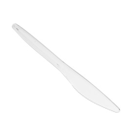 Plastový Nůž Luxury Průhledný 175mm (100 Ks)