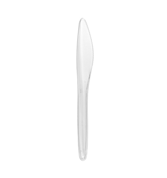 Plastový Nůž Luxury Průhledný 175mm (2000 Ks) Plastový Nůž Luxury Průhledný 175mm (2000 Ks)