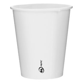 Kartonové Kelímek 6Oz/180ml Bílý Ø7,0cm (100 Ks)