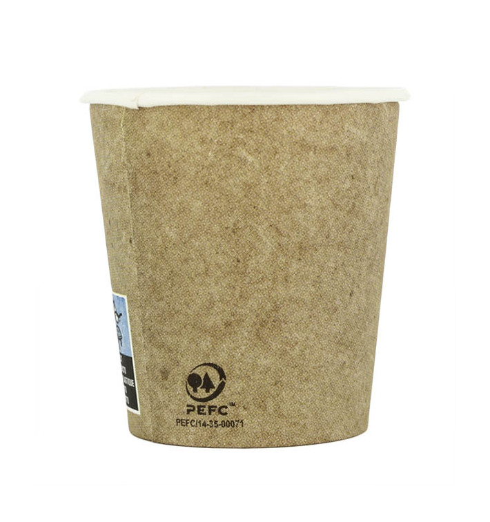 Kartonové Kelímek 4Oz/120ml Kraft Ø6,2 cm (80 Ks) Kartonové Kelímek 4Oz/120ml Kraft Ø6,2 cm (80 Ks)