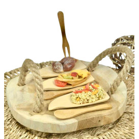 Bambusová Lžíce 9,5cm (24 Ks)