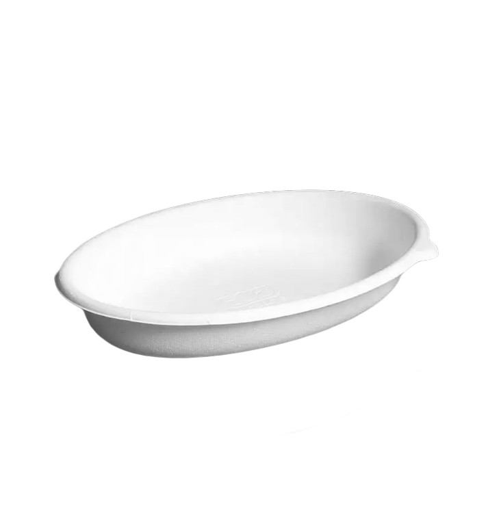 Ekologické Obaly Oval Bílý 940ml (50 Ks) Ekologické Obaly Oval Bílý 940ml (50 Ks)