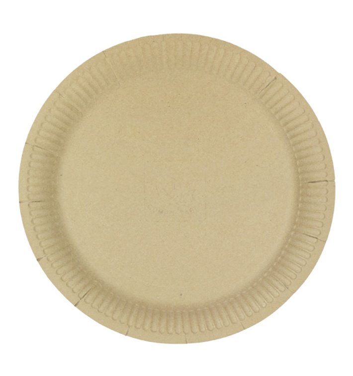 Papírové Talíře Kulaté “Radial” Kraft Ø23cm 200gr/m² (50 Ks) Papírové Talíře Kulaté “Radial” Kraft Ø23cm 200gr/m² (50 Ks)